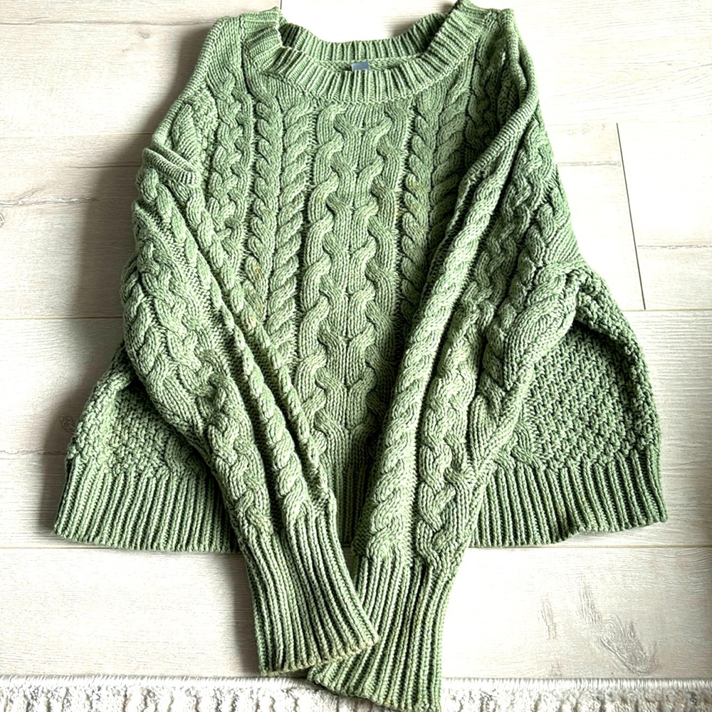 Arie green sweater